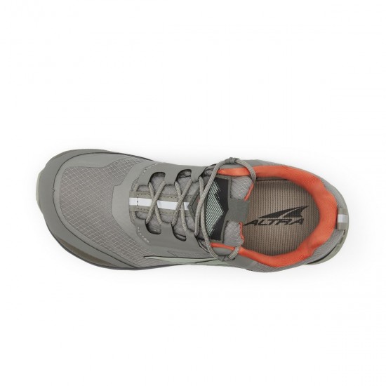 Altra Lone Peak All-Wthr Low Rugged Trail Runners Gray/Orange Women