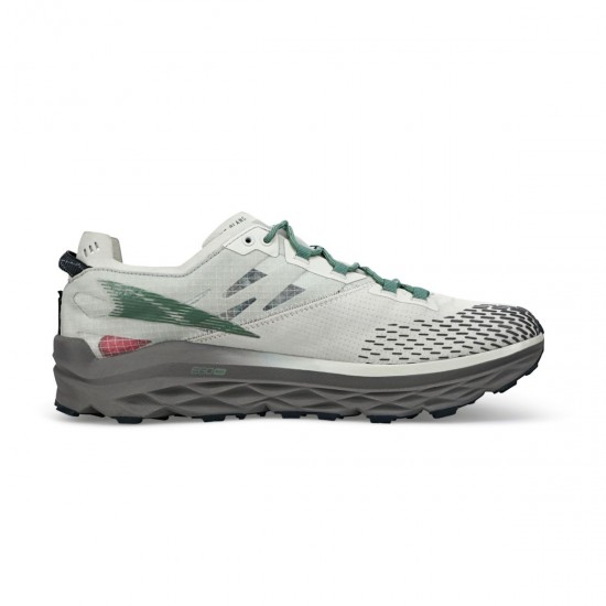 Altra Mont Blanc Trail Running Shoes Gray/Green Men