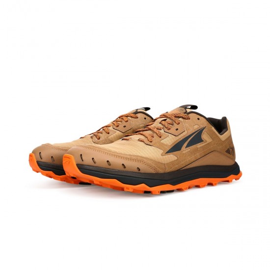 Altra Lone Peak 6 Trail Running Shoes Brown Men