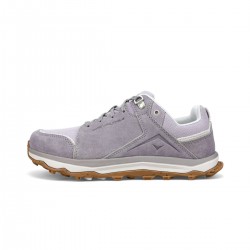 Altra Lone Peak Alpine Trail Shoes Gray/Purple Women