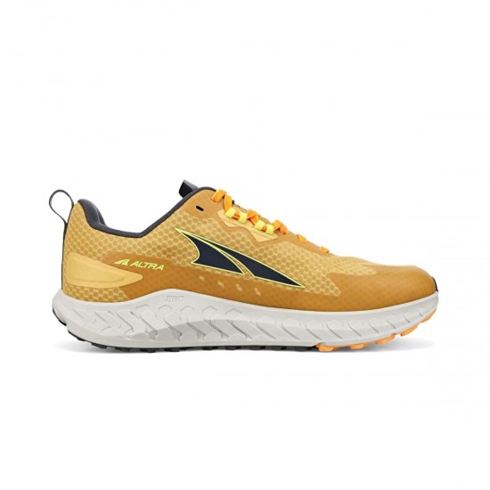 Altra Outroad Road to Trail Running Shoes Gray/Yellow Men