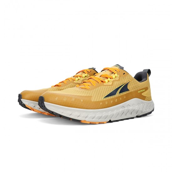 Altra Outroad Road to Trail Running Shoes Gray/Yellow Men
