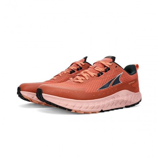 Altra Outroad Road to Trail Running Shoes Red/Orange Women