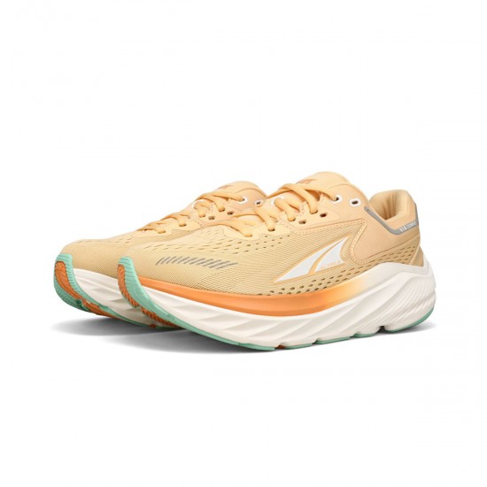 Altra Via Olympus Road Running Shoes Green/Orange Women